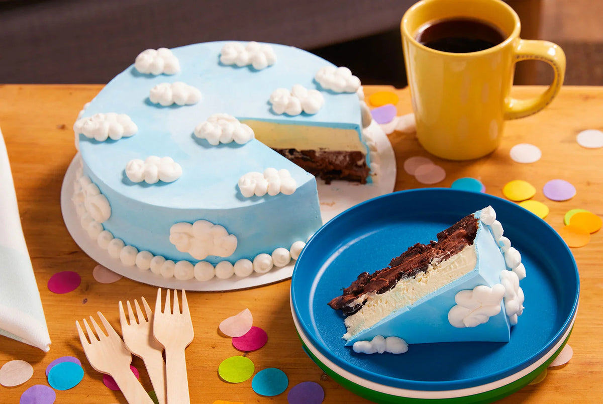 Custom decorated ice cream cake for a celebration in Adelaide