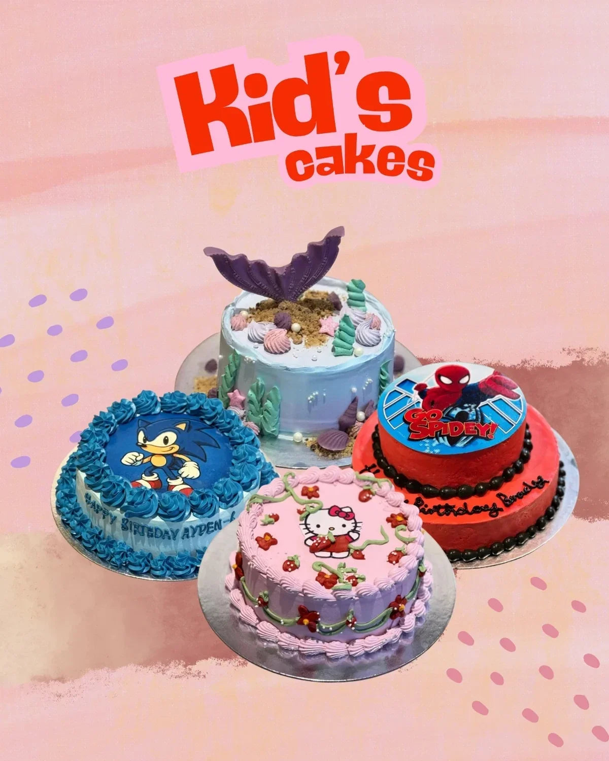 Kids cakes